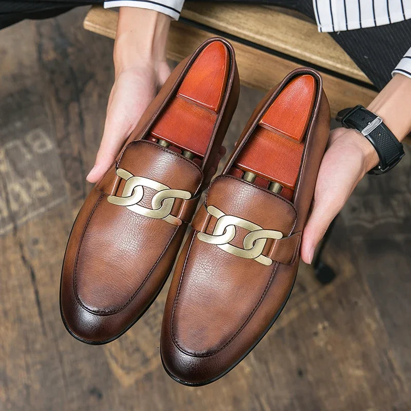 Eleganter Oxford-Schuh aus Leder