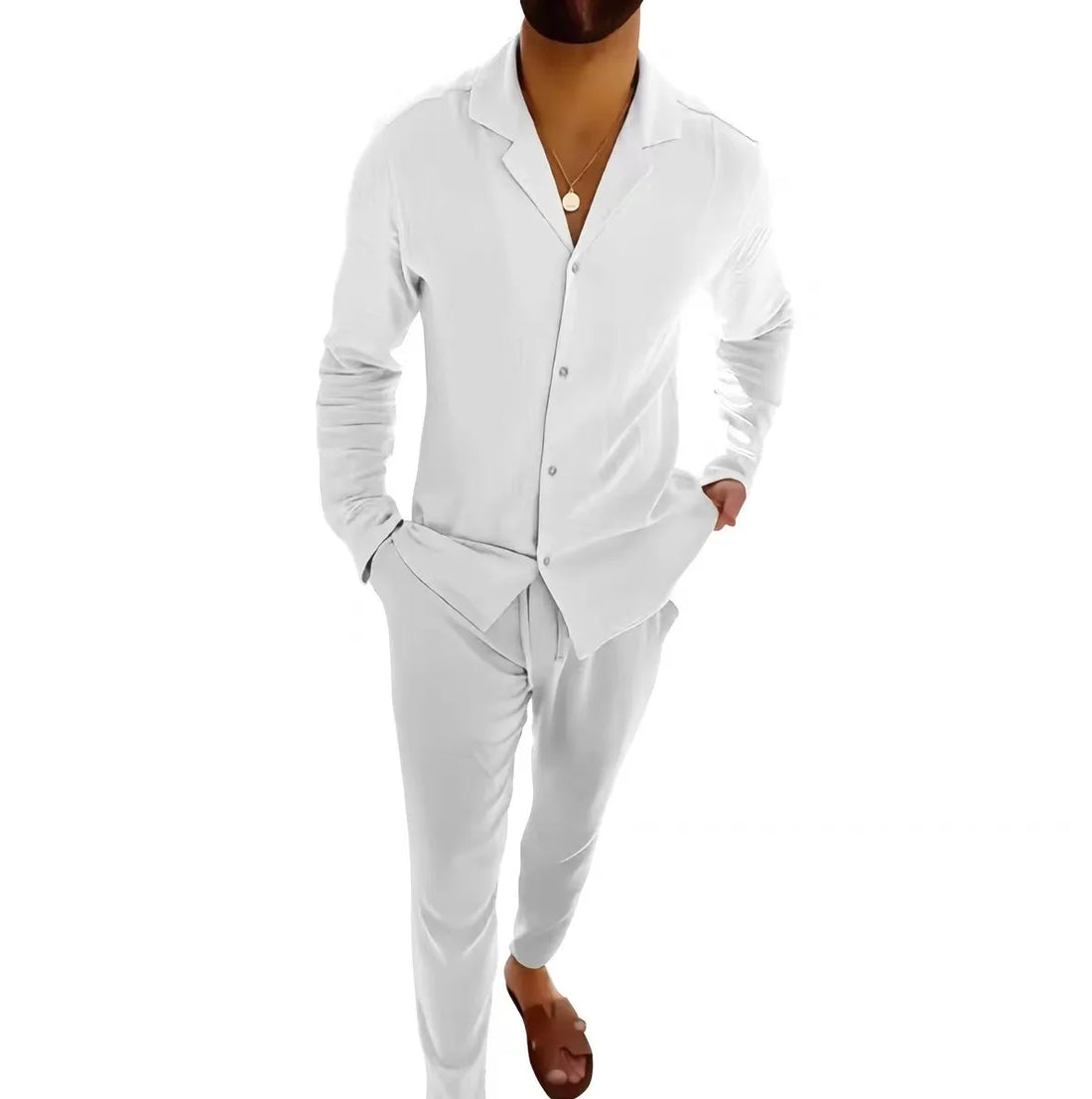 [BUY 1 GET 2] Ocean Premium Hemd- und Hosenset