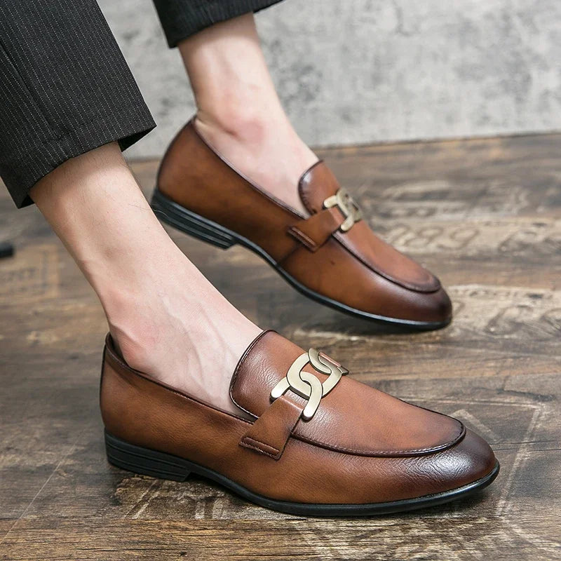 Eleganter Oxford-Schuh aus Leder